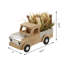 Mélange de blé dans camion en bois