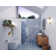 Vela 13 in. x 78 in. Fully Frameless Single Fixed Shower Panel
