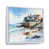 Cadre flottant blanc
