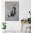 Elegant Decorative Canvas Painting, Silver Colors, 19.7 x 27.6 Inches | 50% Cotton / 50% Polyester, Digital Printing on Canvas | Sturdy 0.8 x 0.8 Inches Wooden Frame | Perfect for Modern Home Décor & Art Lovers
