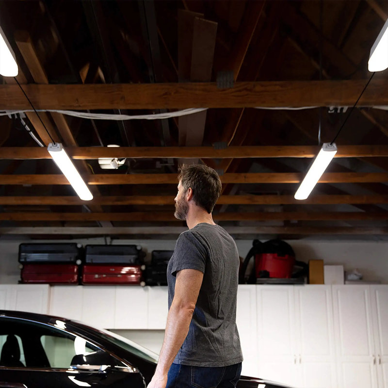 KODA 46" LED Linkable Shop Light with Motion Sensor and Remote (2-pack)