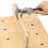 Wooden Rectangular Pegboard Combination Wall Organizer Kit