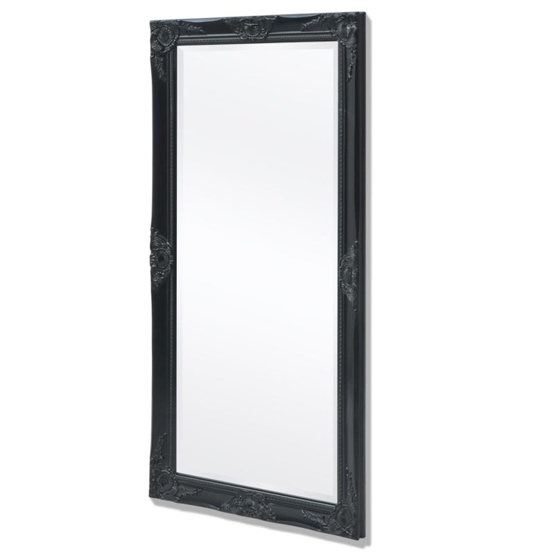 Blanche Full Length Mirror, 100cm H x 50cm W, Black