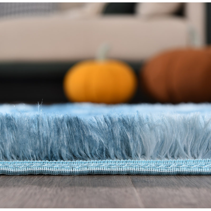 Tapis d'intérieur à poils longs Lily-Beau, Rectangle 6 pi 6 po x 10 pi