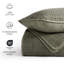 Ensemble de courtepointe 100% coton gaufré Stonewashed-119236249-119236246
