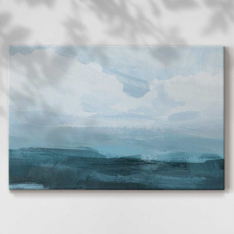 Toile tendue Azure Rising III, H 12 po x l 18 po