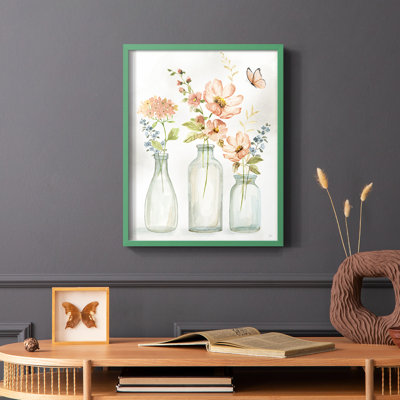 Summer Trio II, reproduction encadrée - bois massif