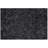 Tapis gris anthracite en cuir de vache Optico-974366178