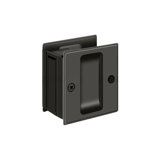Deltana SDP25U5 Pocket Lock, 2-1/2" x 2-3/4" Passage in Antique Brass