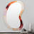 Deconstructed Triangles Red Orange - Abstract Collages 3D Shapes Irregular Modern Large Wall Mirror-1410522992