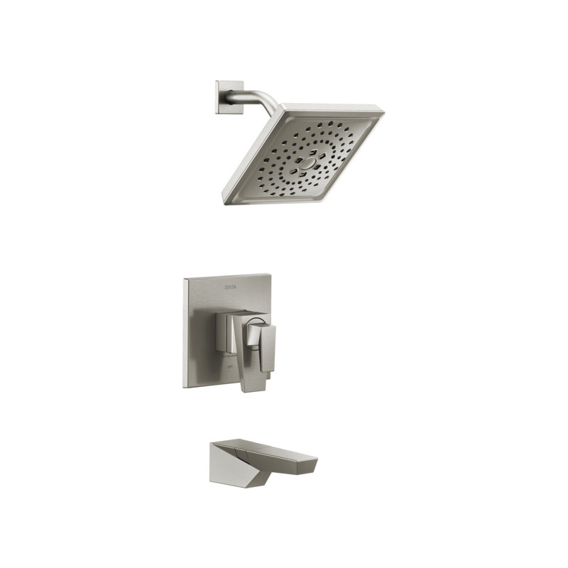 Garniture de douche et de baignoire moniteur 17 Series, Nickel brossé