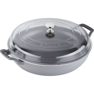 Staub Minis 6.3'' Enameled Cast Iron Wok with Lid & Reviews