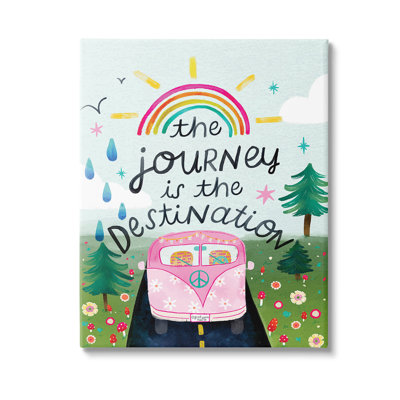«Journey Is The Destination» par Glad You Here Co. sur toile