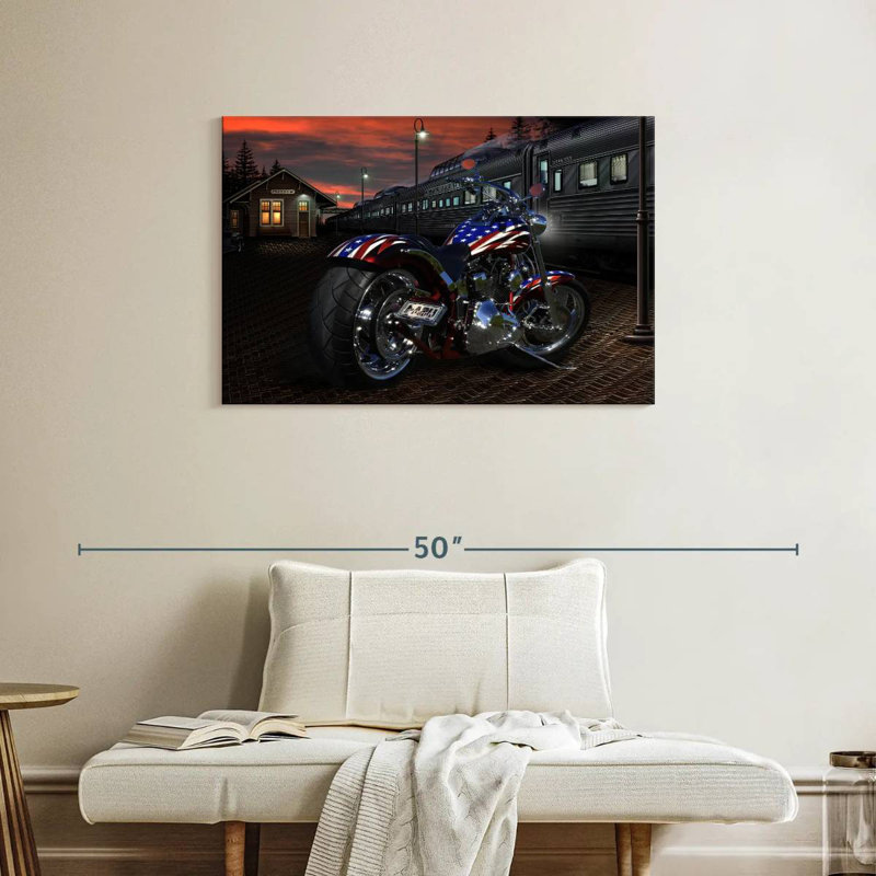 Mehar Custom Built Bike, 24" H x 36" W