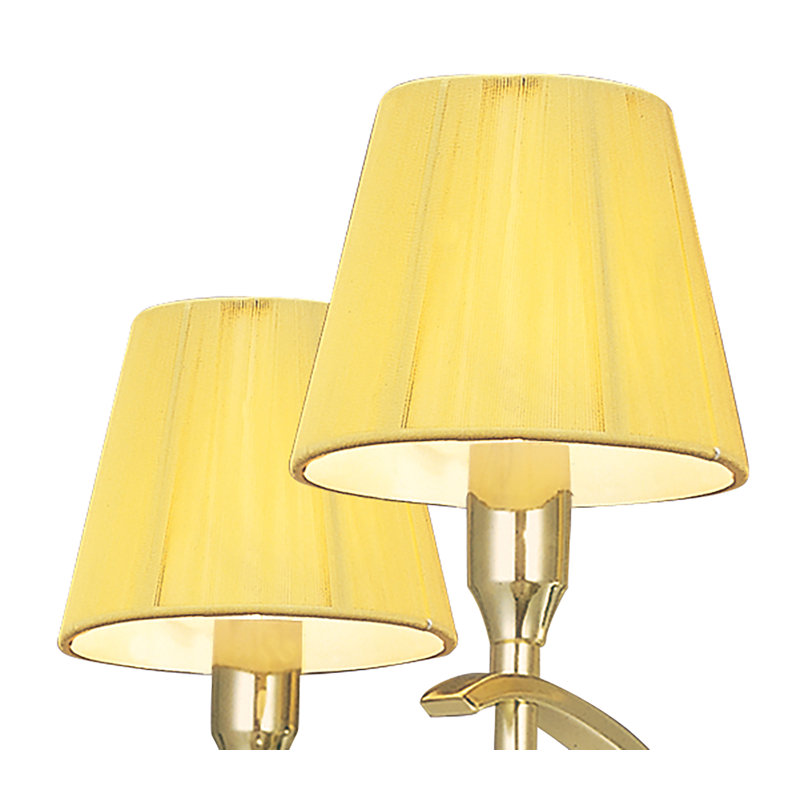 Quade 4 - Light Shaded Chandelier, Polished Chrome