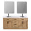 Ensemble de meuble-lavabo double avec miroir Gavino-584139499-584139498-547122679