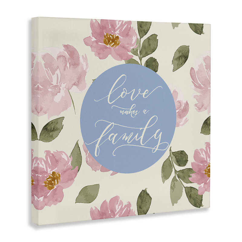 «Love Makes Family» par Lucille Price, H 30 po x l 30 po