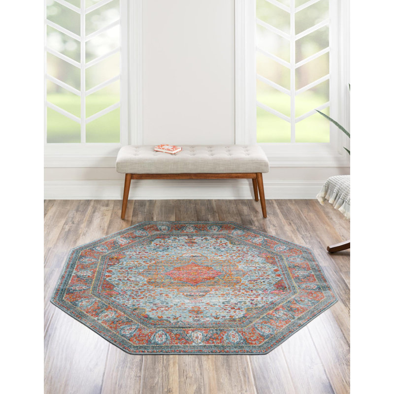 Oriental Indoor Rug, Octagon 8'2"