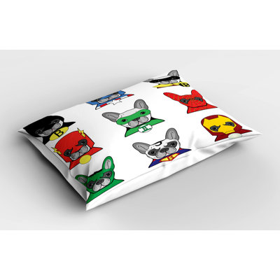 Superhero Polyester Sham Set