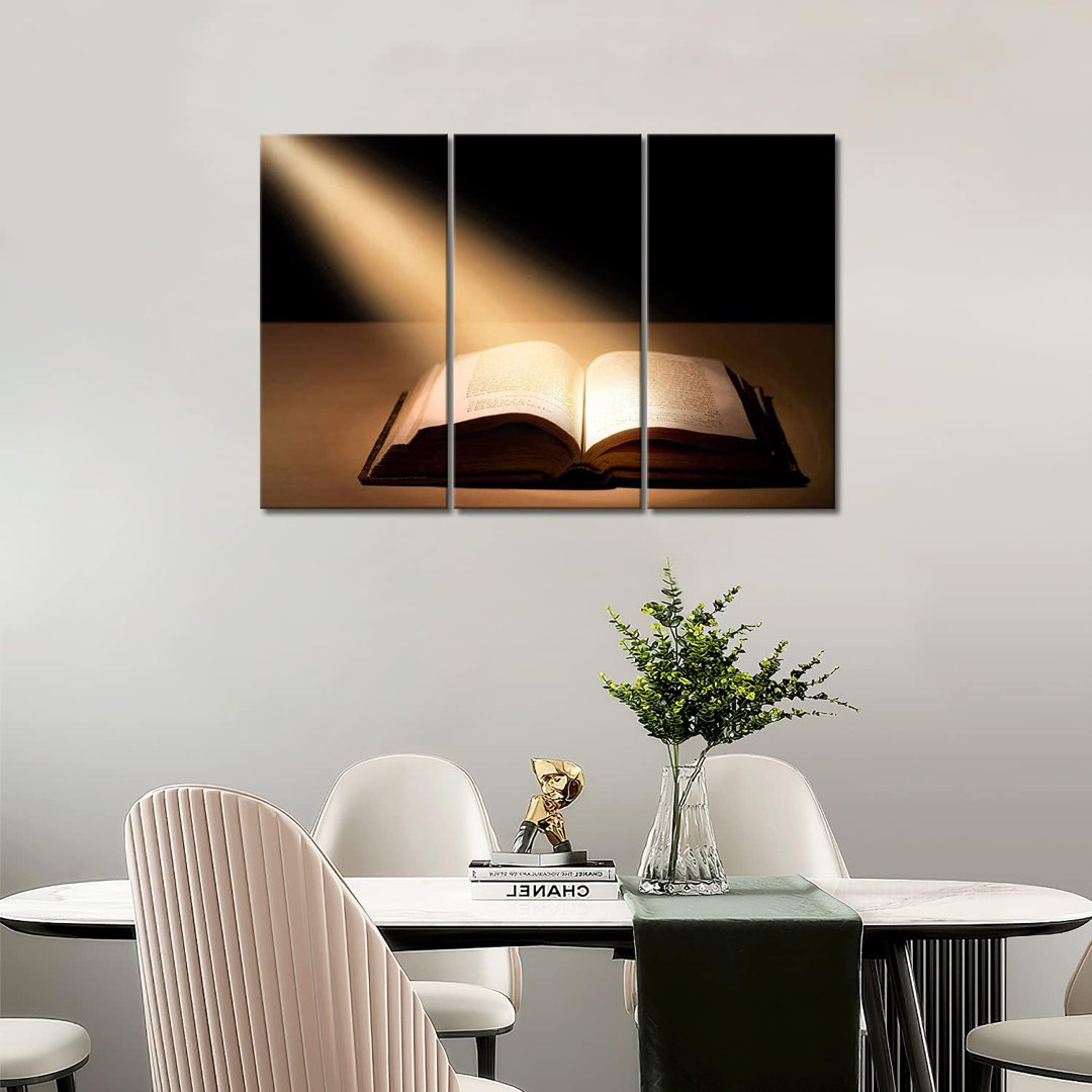 The Holy Bible Wall Art Painting The Picture Print On Canvas Religion Pictures For Home Decor Decoration Gift Latitude Run®