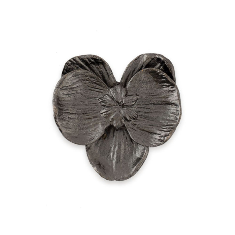 Orchid Small Knob, Black