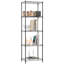 Étagère métallique à 5 niveaux de 45,7 cm (18 po) pour le rangement de la cuisine, du garde-manger, de la salle de bain, de la buanderie, du placard et des petits espaces.-46427012-48285984