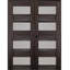 Porte double standard en bois manufacturé et en verre Della-71006212-71006207-71006211