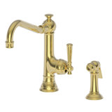 Jacobean Single Handle Kitchen Faucet with Side Spray
