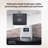 Penthouse Paws® Smart Automatic Dog Feeder with LCD screen– 6L Capacity, App-Controlled, Voice Recorder, Anti-Jam, Battery Backup – Black - Stainless Steel-98469374