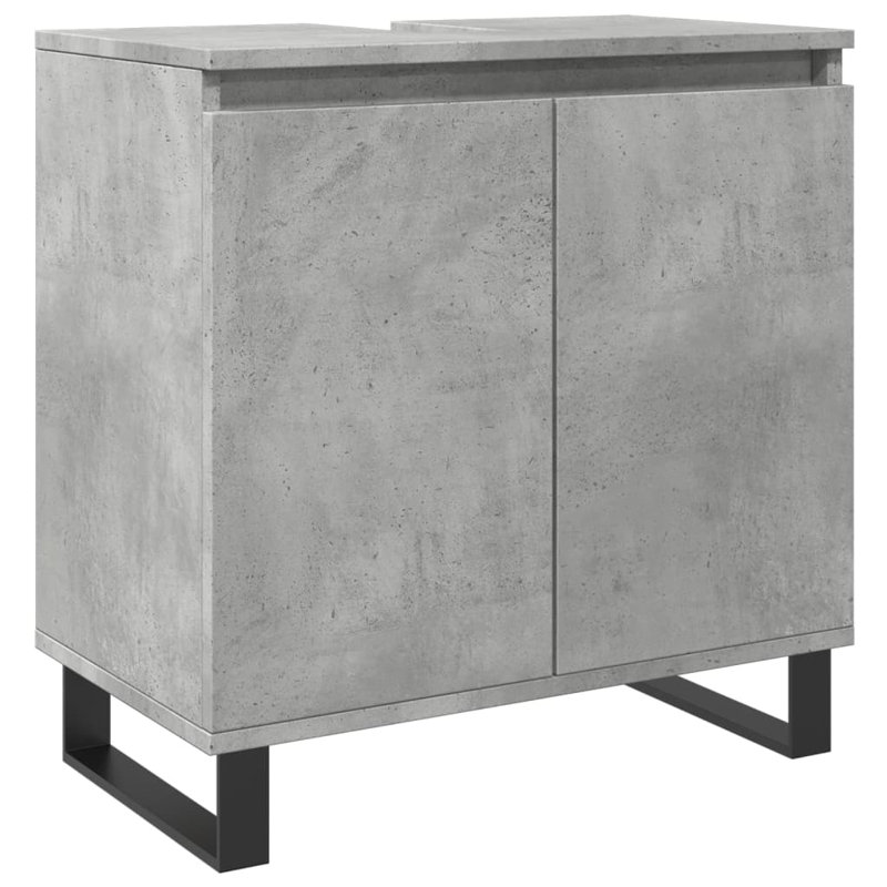 Saraiyah Bathroom Cabinet, Concrete Grey