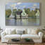 Maisons sur l'Achterzaan - Claude Monet - Toile tendue avec châssis - 1871-1151143406