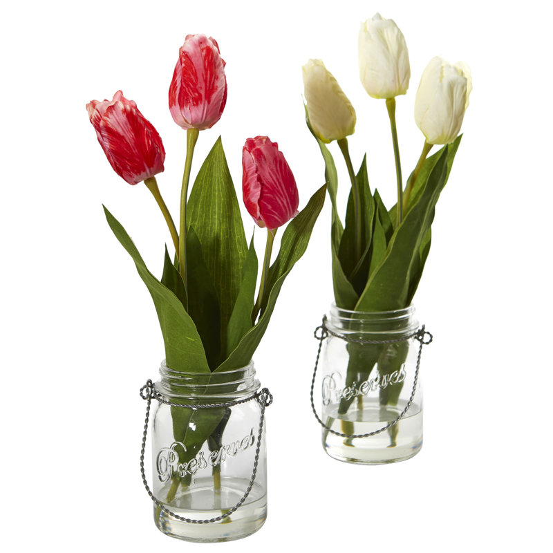 Arrangement floral tulipes