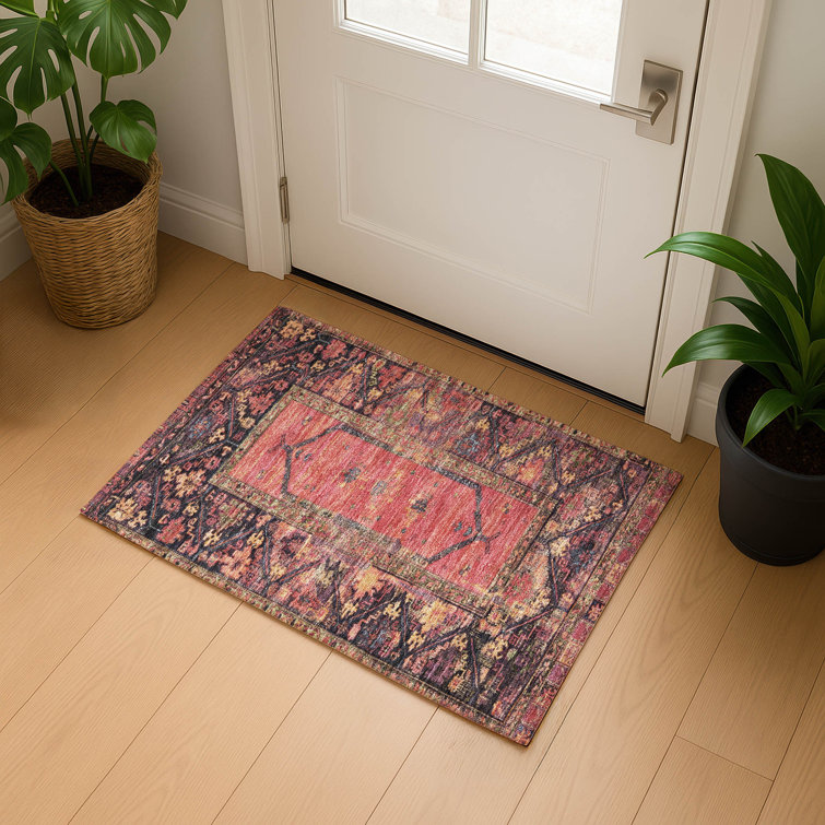Premium Machine Washable Lubbers AMF1727 Global Rug
