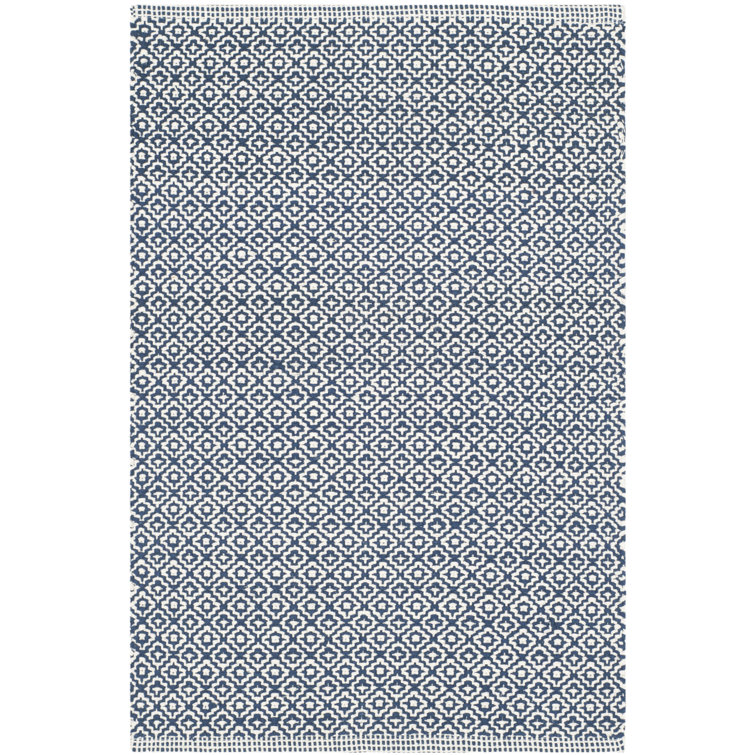 Absaln Hand Woven Cotton Geometric Rug