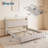 King Upholstered Platform Bed Frame