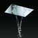 Isernia LED Chrome Recessed Ceiling Shower System with 20x14 Panel and Thermostatic Temperature Control