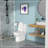 Ceramic One Piece Toilet,Single Flush With Soft Clsoing Seat