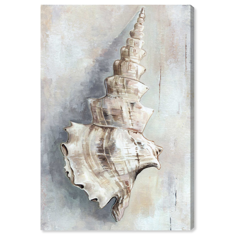Charmant coquillage sur toile, impression côtière tendance par , H 45 po x l 30 po, Toile tendue