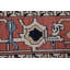 Tapis géométrique en laine turque noué à la main Heriz Serapi 7 x 10