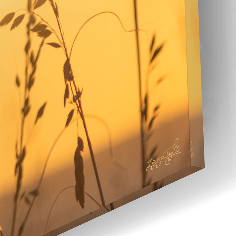 Art mural en verre épique «Beam Of Light» par Life BeautifuLEE Epic Art, 16 po x 12 po