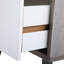 Table de chevet de 21,3 pouces de hauteur avec tiroir et armoire de rangement