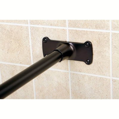 Kingston Brass Vintage 63-Inch L-Shaped Shower Curtain Rod
