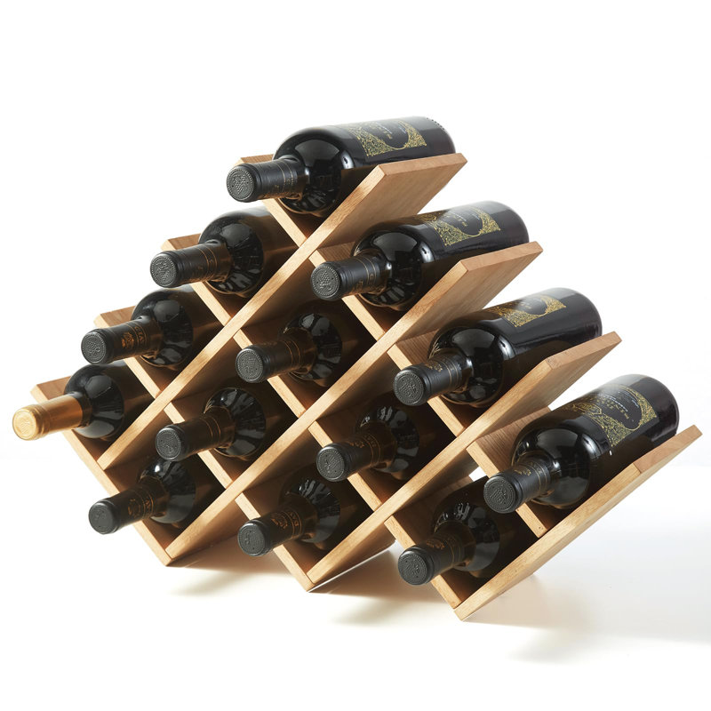Wescosville Wine Bottle Rack Natural
