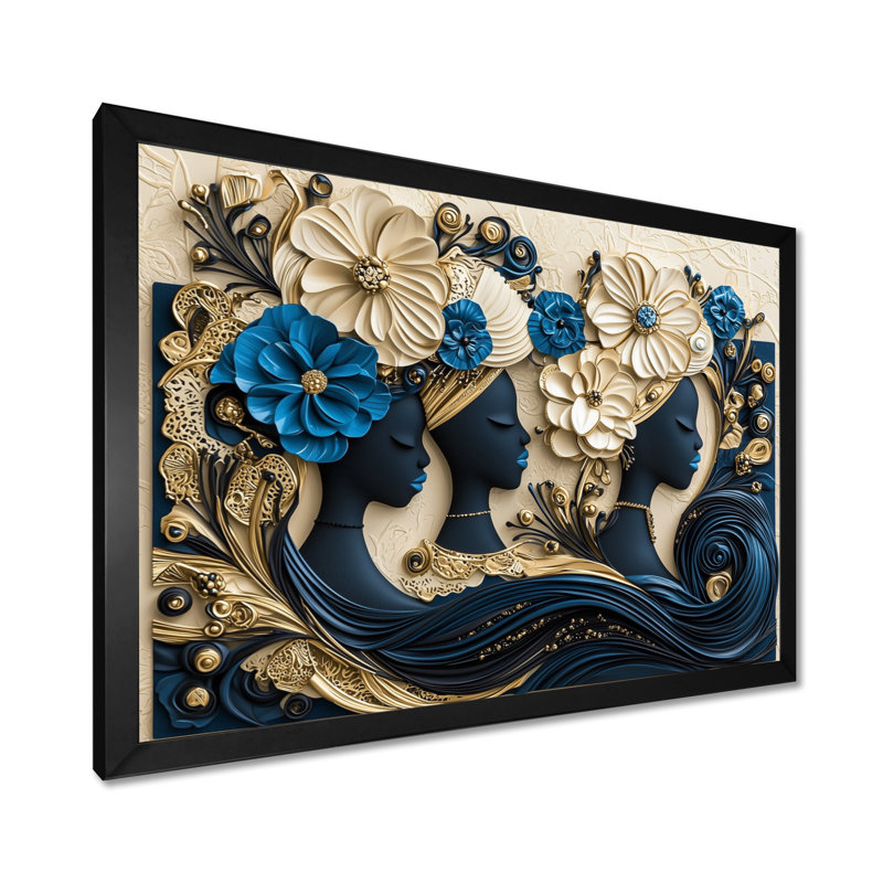 Aura intemporelle d'art africain I - décoration murale Art africain, H 34 po x l 44 po, Noir