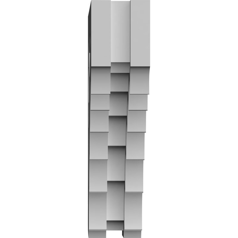 Corbeau en PVC de qualité architecturale Wellington, H 8 po x l 5 po x P 1,875 po