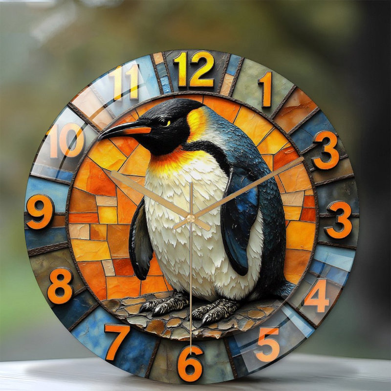 Horloge murale Penguin