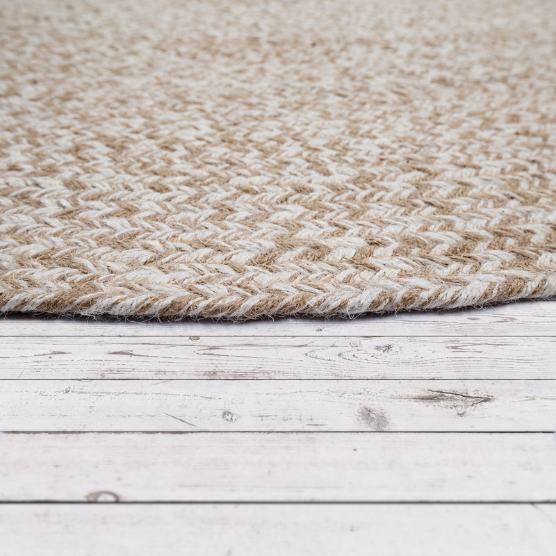 Round Paxtonia Cotton Shag Area Rug, Round 160cm