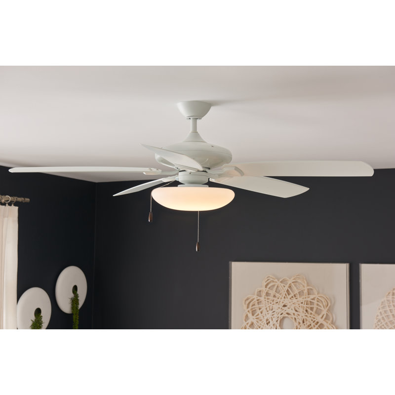 Ventilateur de plafond à DEL 1 lumière