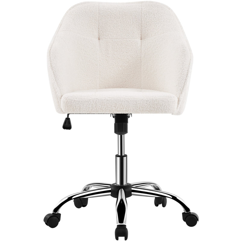 Ergonomic Desk Chair for Home and Office use, Ivory