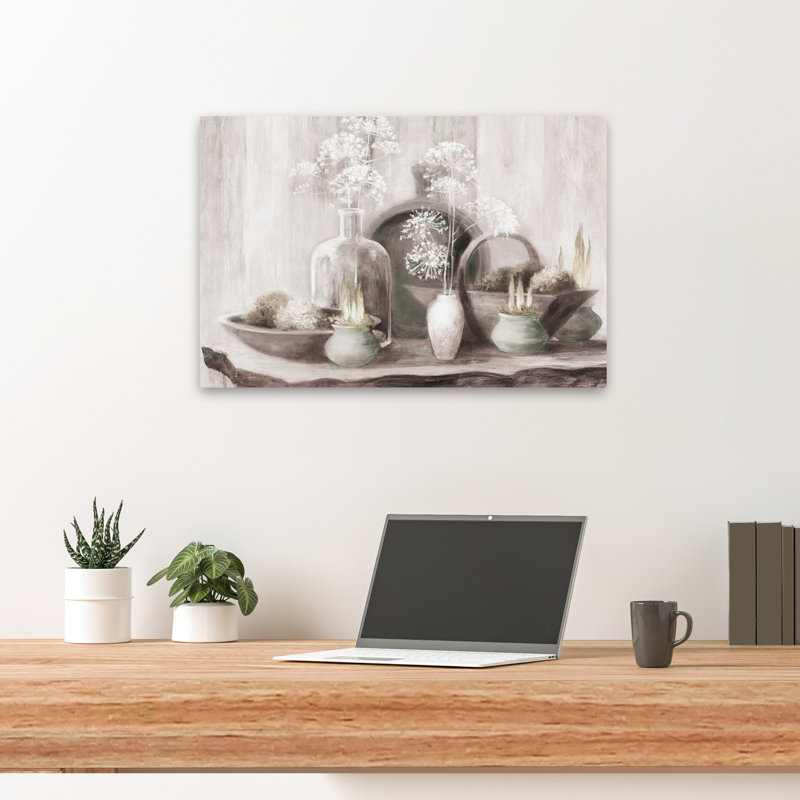 Rustic Elegance I Neutral Contemporary, H 24 po x l 16 po